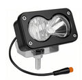 JC Trail Series LED light kit — twin-lens pod with clear combo lens and weatherproof connector